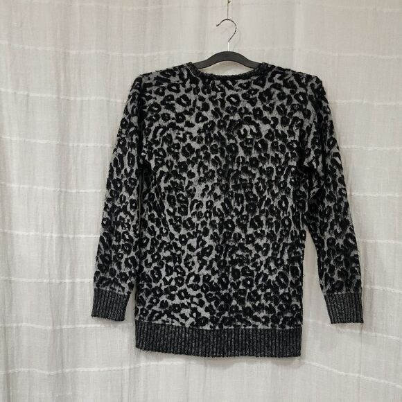 La Vie Rebecca Taylor Animal Print Cardigan - Picture 4 of 13